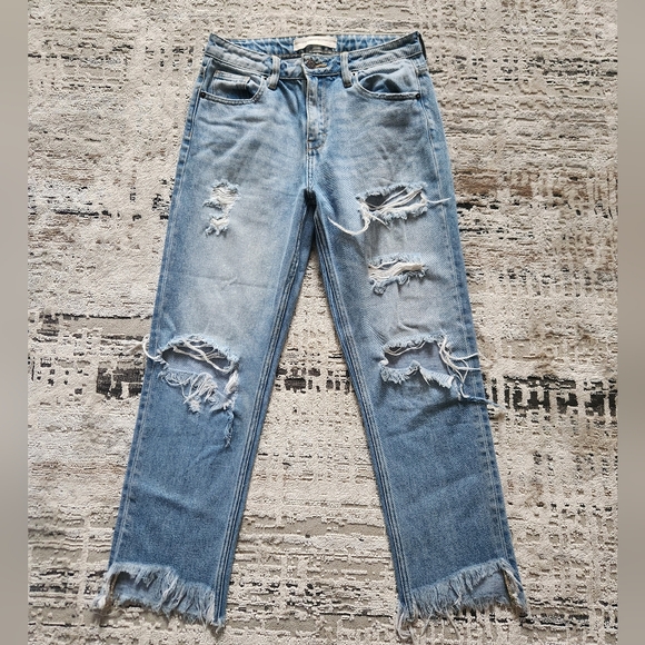 Hidden Straight Leg Jeans - Picture 3 of 6